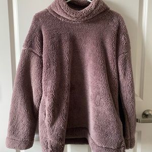 Jones New York Sherpa Cowl Neck